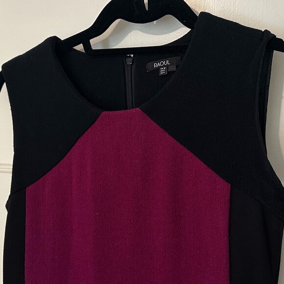 Raoul two-tone fitted shift dress - size 0 - Picture 1 of 4